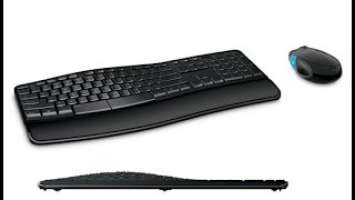 Unboxing of the Sculpt Comfort Desktop Wireless Keyboard and Mouse