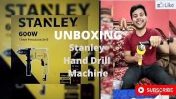 Stanley SDH600 600-Watt Impact Drill (Overview + Drilling Test)Unboxing And Review