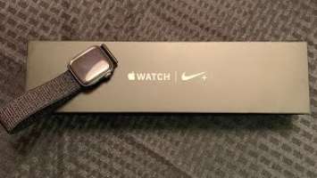 Apple Watch Series 4 Nike+ 40mm Unboxing!!!!