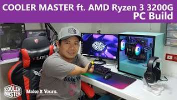 Cooler Master Ft. AMD Ryzen 3 3200G PC Build