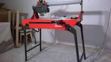 Рез под 45° Husqvarna TS 73 R / Tile cutter 45° Husqvarna TS 73 R