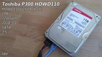 Toshiba P300 HDWD110UZSVA 1TB (2018) - Hard Drive Sounds