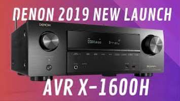 Denon AVR X1600H 4K Ultra HD AV Receiver  - Quick Look India