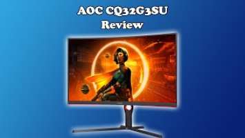 AOC CQ32G3SU 165Hz 1440P Gaming Monitor Review