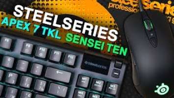 Cозданы для киберспорта: SteelSeries Sensei Ten + Apex 7 TKL