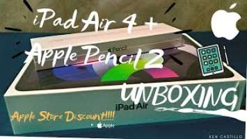 UNBOXING iPad AIR 4 + APPLE PENCIL (ASMR) | APPLE PHILIPPINES DISCOUNT!!! | Ken Castillo