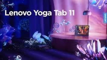 Lenovo Yoga Tab 11 - The ultimate video-watching tablet. Your mobile cinema.