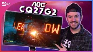 AOC CQ27G2U Review! The BEST Budget 1440p, 144Hz Monitor?