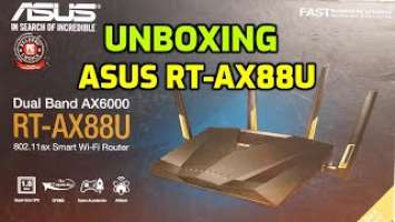 Unboxing Router wireless ASUS Gigabit RT-AX88U