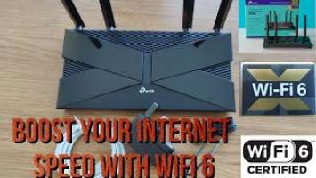 how to configuration archer AX10 AX23 Router With Mobile Boost Your Internet Speed With WIFI 6