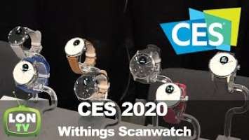 Withings Scanwatch with Proactive Health Tracking at CES 2020