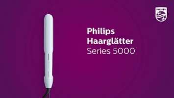 Entdecke den neuen Philips Haarglätter Series 5000 - BHS520