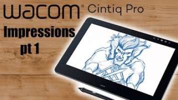 Wacom Cintiq Pro 16 Unboxing + First Impressions Pt 1