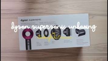 Dyson Supersonic unboxing | hair dryer | Iron/Fuchsia