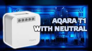 Aqara T1 SSM-U01 - zigbee реле для умного дома, с нулевой линией и энергомониторингом