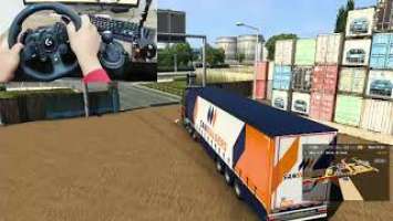 Euro Truck Simulator 2 | VOLVO Transport Container | Gameplay Logitech G923 TRUEFORCE