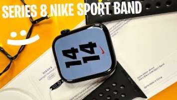 Apple Watch Series 8 Nike Sport Band Unbox & Quick Review