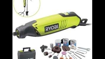 ТЕСТ  БОРМАШИНКИ RYOBI  EHT 150V Работа боров и отрезных кругов  от  DREMEL с разл-ми  материалами