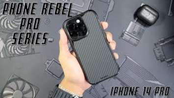 Phone Rebel Gen 4 Pro Series Case Review & Unboxing | iPhone 14 Pro  (Best Aramid Fiber Case?!)