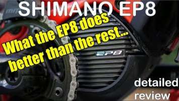 Shimano EP8 review - The ultimate emtb motor? - vs E8000 and Bosch