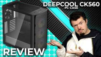 Deepcool CK560 Review - It's got 4x included fans AND a GPU sag bracket!!