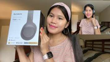 UNBOXING Sony WH-H900N Bluetooth Noise Canceling Headphones, Black | H.Ear On 2