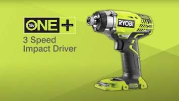 Ryobi ONE+ 18V Cordless Impact Driver Introduction [R18ID3]