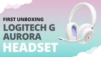 Logitech G Aurora Collection Headset UNBOXING - First look at the G735 Wireless Gaming Headset!