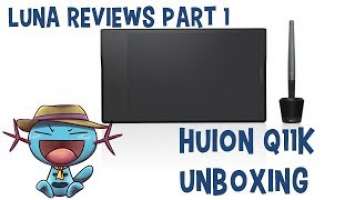 Luna unboxes Huion Inspiroy Q11K