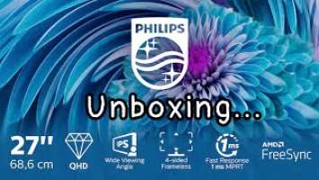 Unboxing Monitor Philips 275E2FAE #unboxing #philips