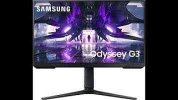 SAMSUNG Odyssey G3 24-Inch Gaming Monitor, 144hz Monitor, HDMI Monitor, Vertical Monitor,