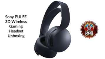 PULSE 3D Wireless Headset - Midnight Black Unboxing