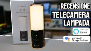 UNA LAMPADA PER ESTERNO con TELECAMERA: Recensione EZVIZ LC3