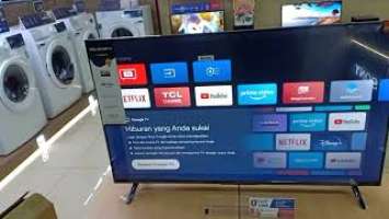 REVIEW & SETTING TV TCL 43P635 4K UHD ANDROID GOOGLE TV