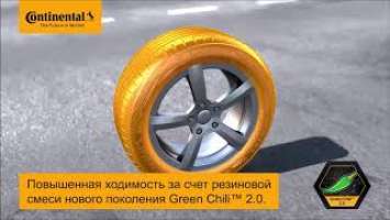 Летние шины CONTINENTAL EcoContact 6 - Компаунд Green Chili