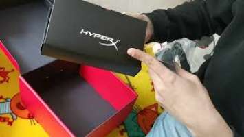 Распаковка наушников HyperX Cloud 2