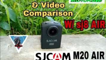 Sjcam M20 air review |  video comparison with sj8 air