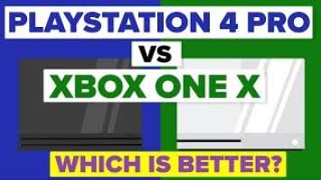 Sony Playstation 4 Pro vs Microsoft Xbox One X - Which Is Better - Video Game Console Comparison