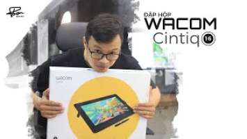 Đập hộp Wacom Cintiq 16 - bảng vẽ màn hình wacom | BonART