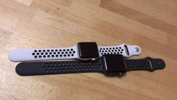 Распаковка Apple Watch Series 3 Nike +