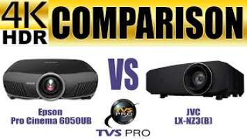 JVC LX-NZ3 vs Epson Pro Cinema 6050UB 4K HDR Projector Comparison