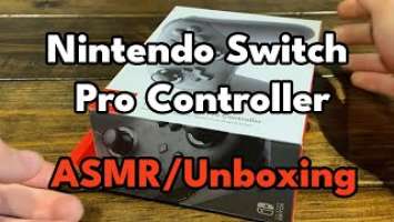 [ASMR/Unboxing] Nintendo Switch Pro Controller (No Speech)