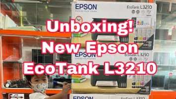 Unboxing Epson EcoTank L3210 All in One