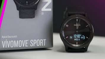 Garmin vivomove Sport Review + Interface Tour // A Hybrid Smartwatch with Fitness and Style!