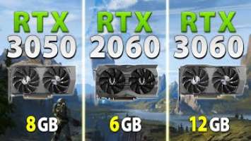 RTX 3050 vs RTX 2060 vs RTX 3060 // Test in 9 Games