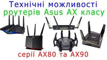 Огляд можливостей роутерів Asus RT-AX82U, AX86U, AX86S, AX88U, AX89X, AX92U