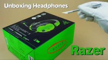 Razer Blackshark v2 X gaming Headset unboxing I ASMR