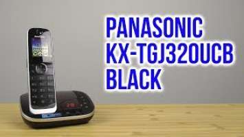 Распаковка Panasonic KX-TGJ320UCB Black