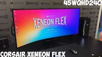 Гнущийся в ручную монитор Corsair Xeneon Flex обзор характеристик