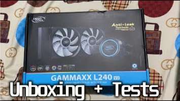 DeepCool Gammaxx L240 v2 AIO Unboxing and Tests (Ryzen 5 3600)